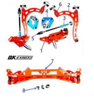 D-Knuckle S13-A31-F_FM set