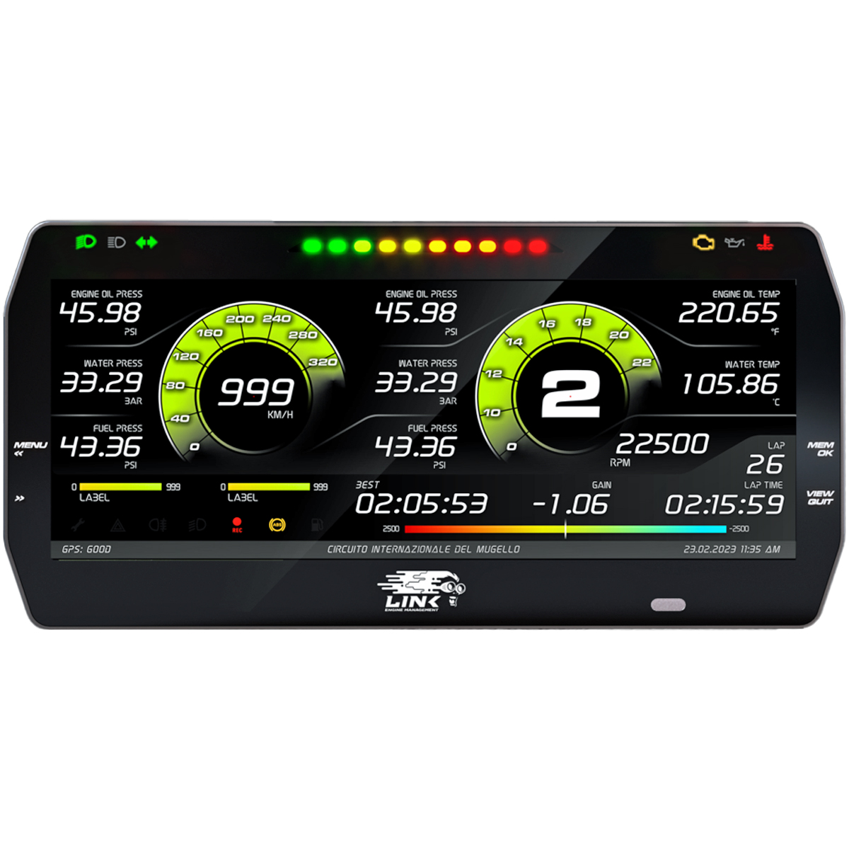 #LINK MXT Strada 10" Dash - Race Edition
