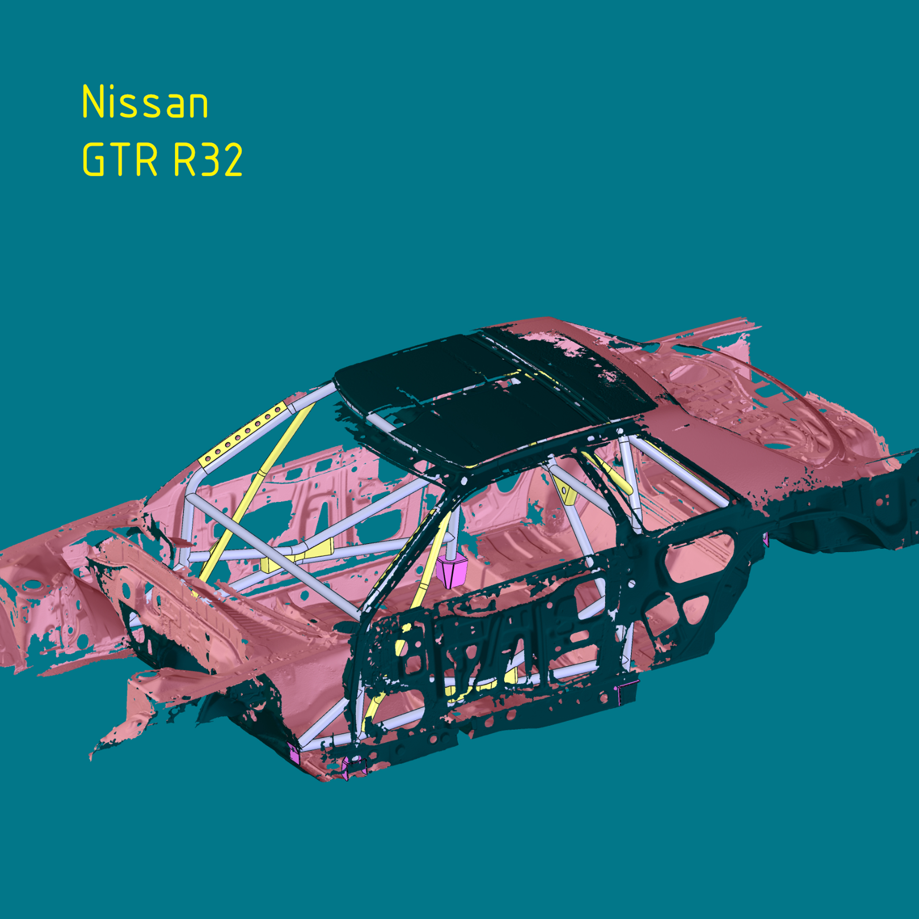 溶接ロールケージ BNR32