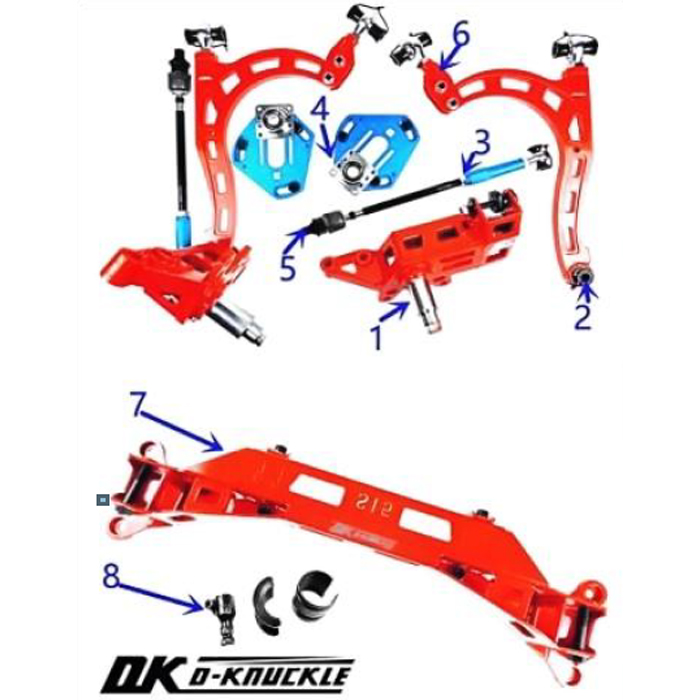 D-Knuckle S14/15-F_FM set