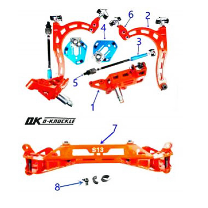 D-Knuckle S13-A31-F_FM set