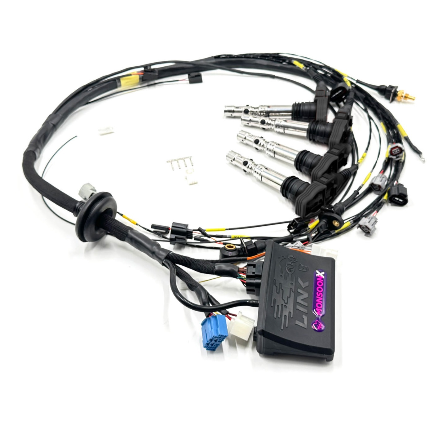 AE86後期 5バルブ 4スロ C3 (黒コイル) Monsoon SET